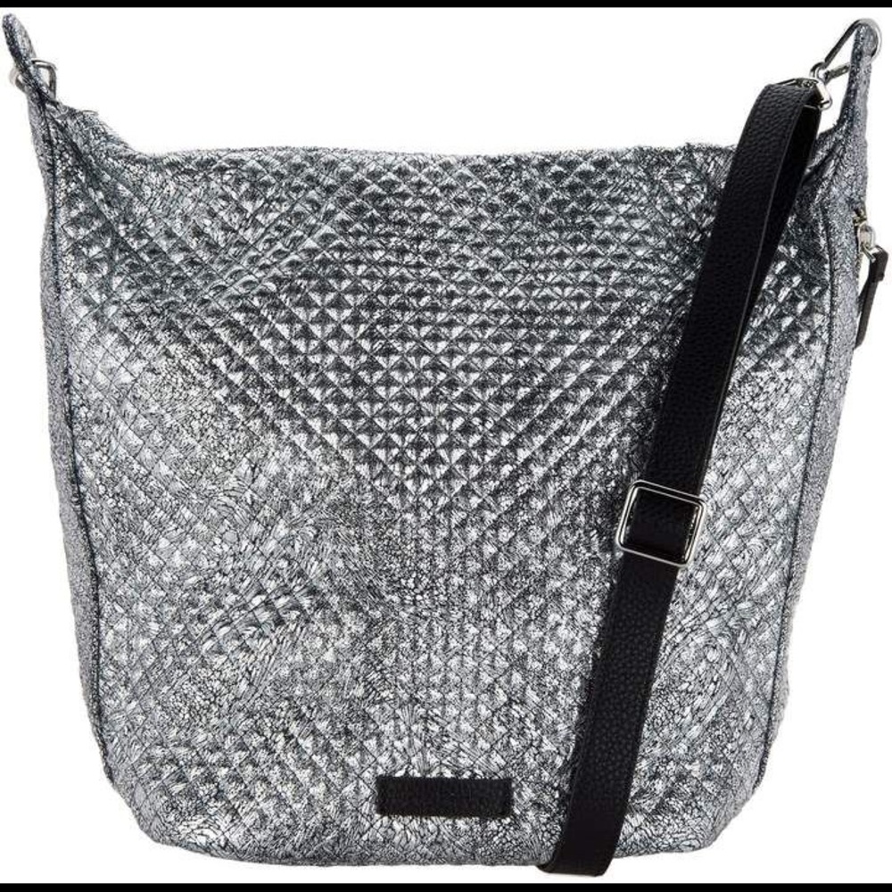 Vera Bradley Carson Metallic Zip Top Hobo Bag